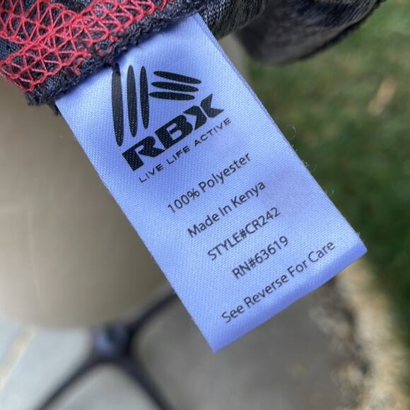 RBX Womens Grey Workout Short Sleeve T-shirt Women’s size Small - Picture 9 of 10